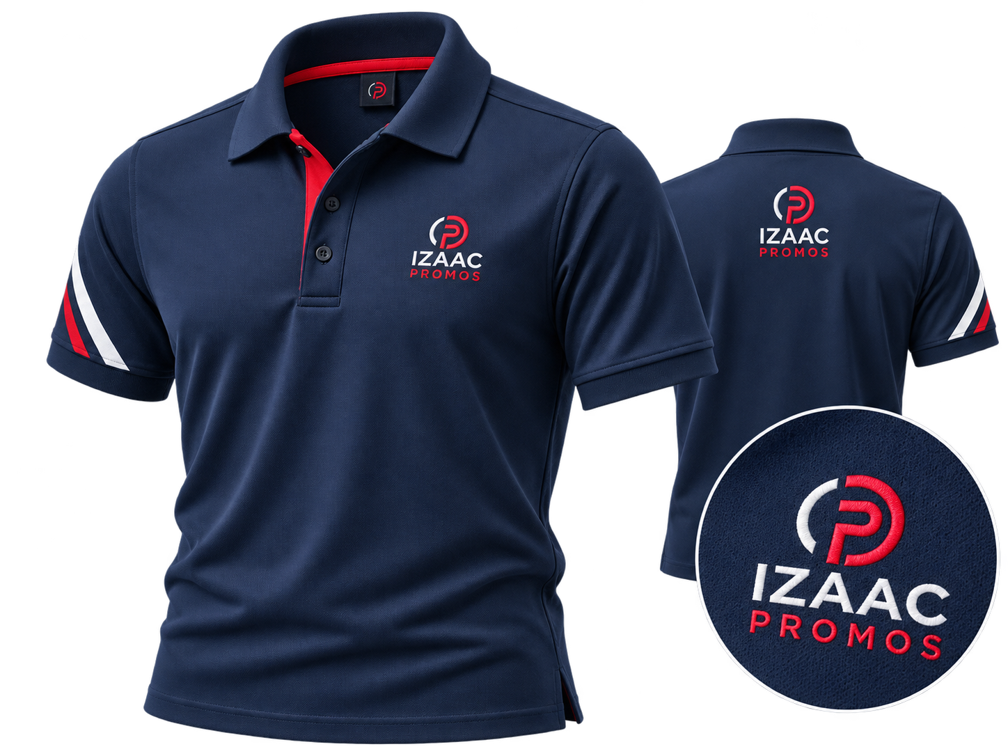 DTF Polos product example